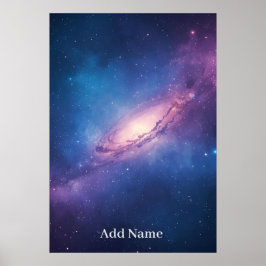 Celestial Swirl Design Telefoonhoes – gepersonalis Poster