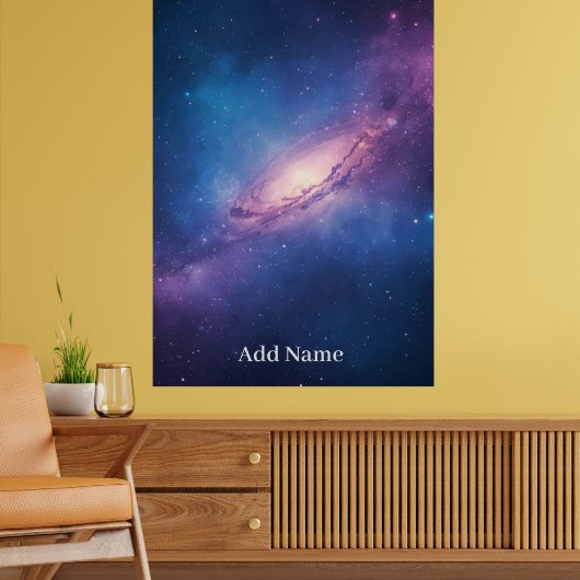 Celestial Swirl Design Telefoonhoes – gepersonalis Poster (Woonkamer 2)