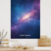 Celestial Swirl Design Telefoonhoes – gepersonalis Poster (Keuken)