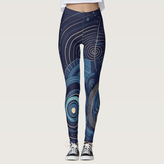 Celestial Swirl Leggings (Voorkant)