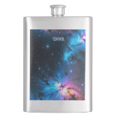 Celestial Swirls of Stars Aangepaste naam Flacon (Voorkant)