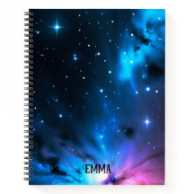 Celestial Swirls of Stars Aangepaste naam