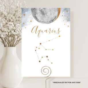 Celestial Table Number, Aquarius Constellation