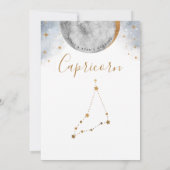 Celestial Table Number, Capricorn Constellation (Achterkant)