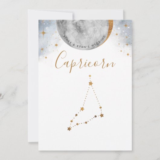 Celestial Table Number, Capricorn Constellation (Achterkant)