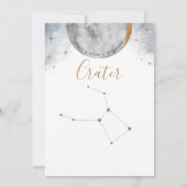 Celestial Table Number, Crater Constellation (Achterkant)