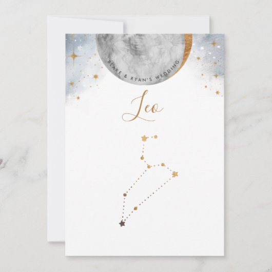 Celestial Table Number, Leo Constellation (Voorkant)