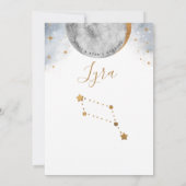 Celestial Table Number, Lyra Constellation (Achterkant)