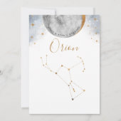 Celestial Table Number, Orion Constellation (Achterkant)