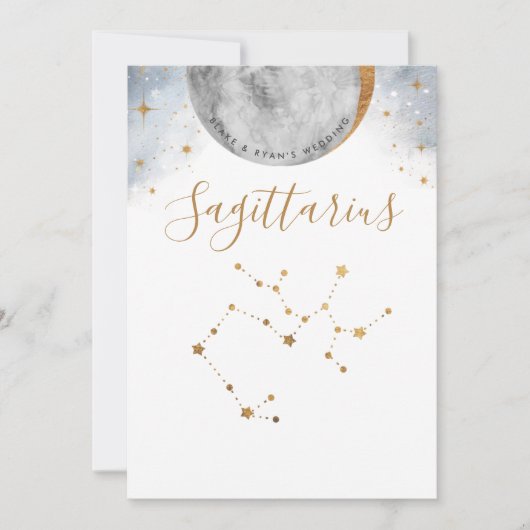 Celestial Table Number, Sagittarius Constellation (Voorkant)