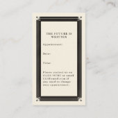 Celestial Tarot Appointment Card Visitekaartje (Achterkant)