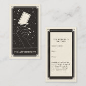 Celestial Tarot Appointment Card Visitekaartje (Voorkant / Achterkant)