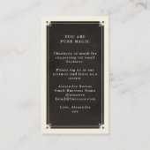 Celestial Tarot bedankt je klein Visitekaartje (Achterkant)