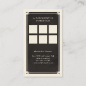 Celestial Tarot boho Discount Visitekaartje (Achterkant)