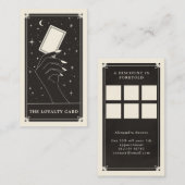 Celestial Tarot boho Loyalty Visitekaartje (Voorkant / Achterkant)