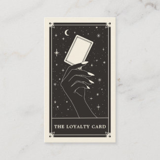 Celestial Tarot boho Loyalty Visitekaartje