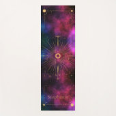 Celestial Tarot Eye Monogram Gouden Glitter Bourgo Yogamat (Voorkant)