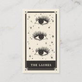 Celestial Tarot Lashes Black Visitekaartje (Voorkant)