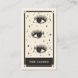 Celestial Tarot Lashes Black Visitekaartje