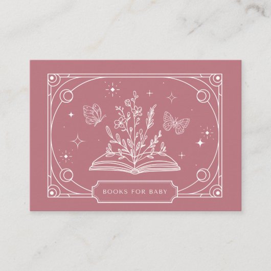 Celestial Tarot Roos Boeken voor Baby Enclosure Ka Informatiekaartje (Voorkant)