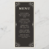 Celestial Tarot Stars cocktail trouwmenu Programmakaart (Voorkant)