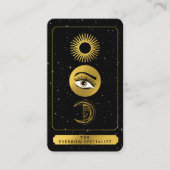 Celestial Tarot Sun Moon Wenkbrauw Specialist Visitekaartje (Voorkant)