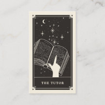 Celestial Tarot T Visitekaartje