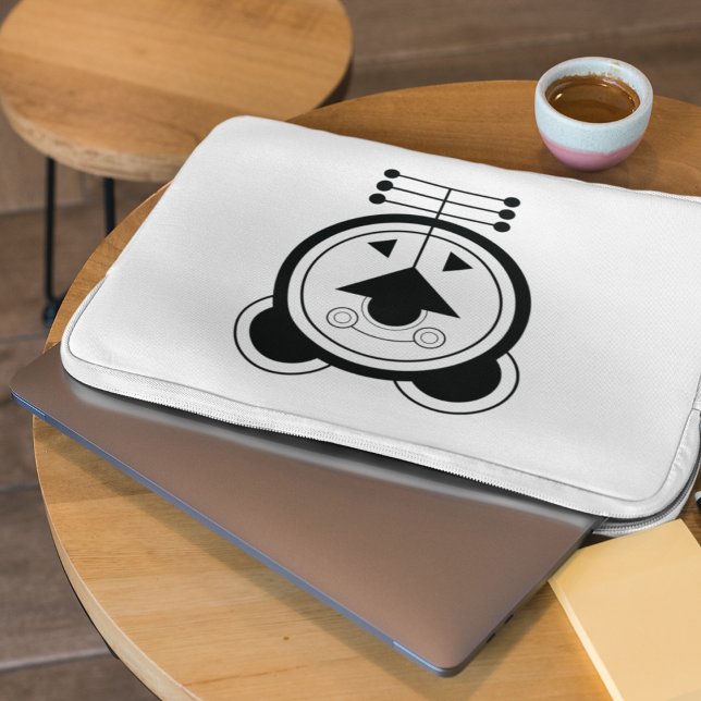 Celestial Tatsu Dragon Zodiac Laptop Sleeve (Carry bold zodiac energy everywhere with the Tatsu Dragon laptop sleeve.)