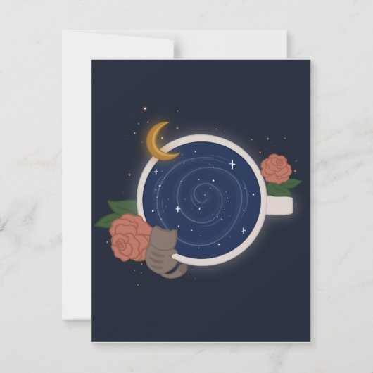 Celestial Tea cup Bedankkaart (Voorkant)