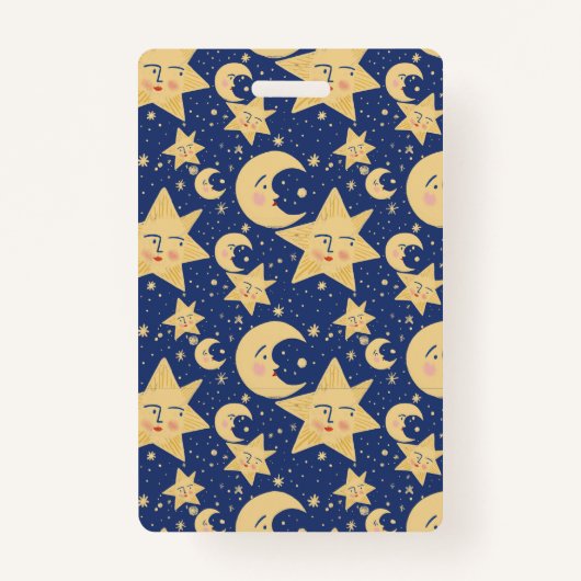 Celestial Teacher ID Badge -  DesBadge (Achterkant)