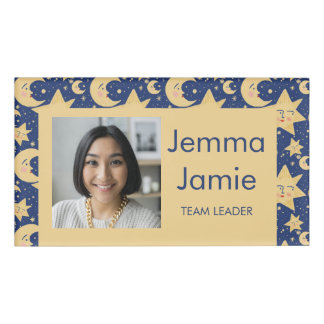 Celestial Teacher ID Badge -  DesBadge