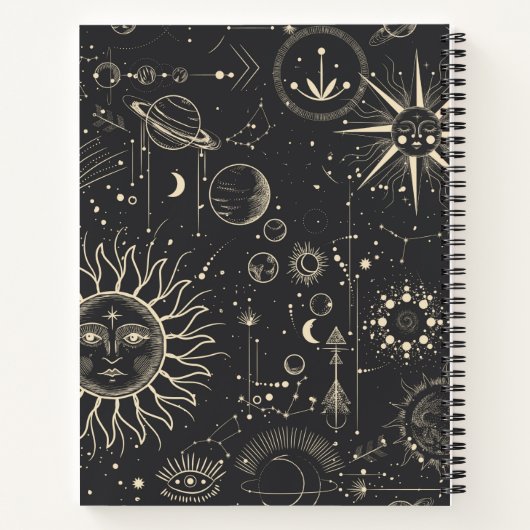 Celestial Thmed Dream Journal Notitieboek (Achterkant)