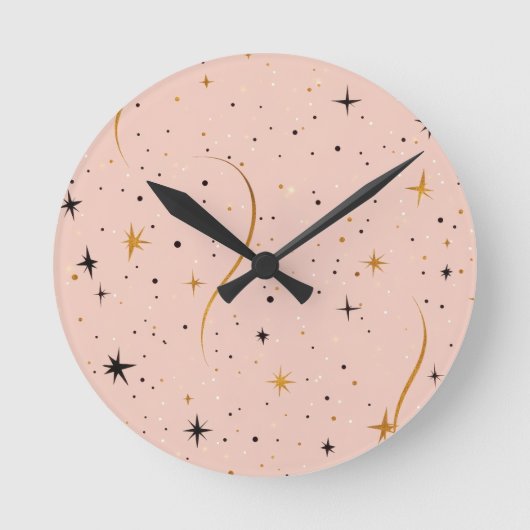 Celestial Time - Starry Detail polshorloge Ronde Klok (Voorkant)