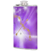 Celestial Traveler: Golden Sagittarius Heupfles (Links)