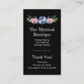 Celestial Triple Moon Goddess QR Code Dank u Visitekaartje (Voorkant)