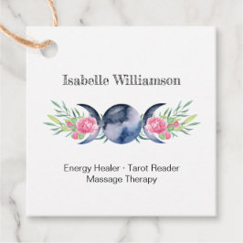 Celestial Triple Moon Godin Metafysical Mystic Bedankjes Labels