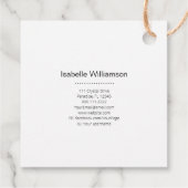 Celestial Triple Moon Godin Metafysical Mystic Bedankjes Labels (Achterkant)