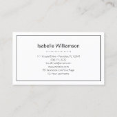 Celestial Triple Moon Godin Metafysical Mystic Visitekaartje (Achterkant)