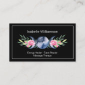 Celestial Triple Moon Godin Metafysical Mystic Visitekaartje (Voorkant)