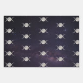 Celestial Triple Moon wrappapier Inpakpapier Vel (Voorkant 3)