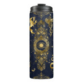 Celestial Tumbler Blue & Gold kerstcadeauidee Thermosbeker (Voorkant)