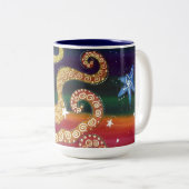 Celestial Tweekleurige Koffiemok (Voorkant rechts)