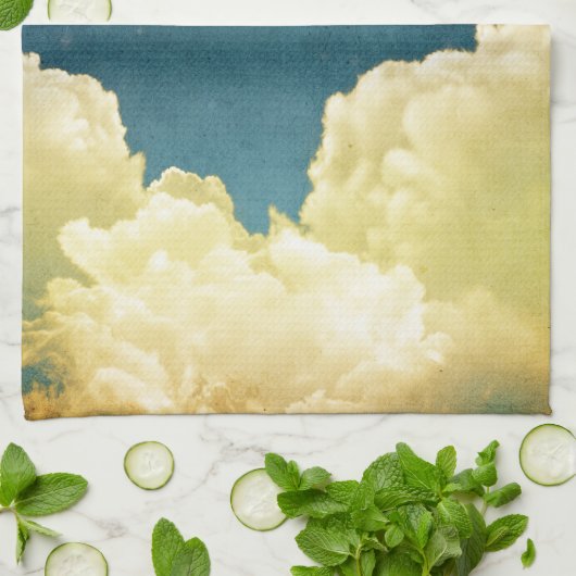 Celestial Uitzicht Stars and Clouds Keukenschotel  Theedoek (Gevouwen)