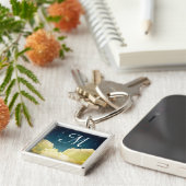 Celestial Uitzicht Stars and Clouds Sleutelhanger (Zijkant)