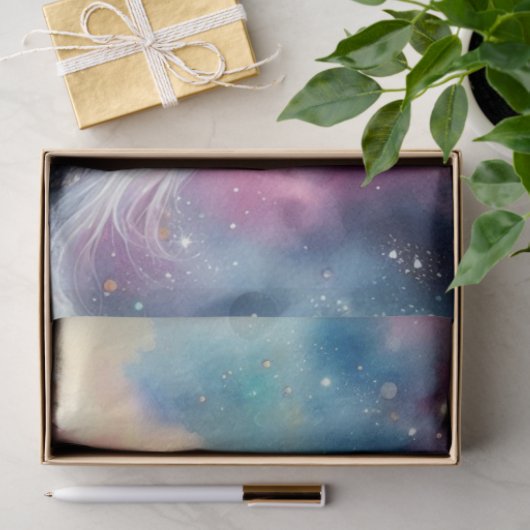 Celestial Unicorn Fairytale Craft Decoupage  Tissuepapier (Geschenk)