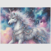 Celestial Unicorn Fairytale Craft Decoupage  Tissuepapier (Voorkant)