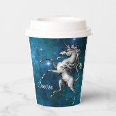 Celestial Unicorn  Papieren Bekers (Achterkant)