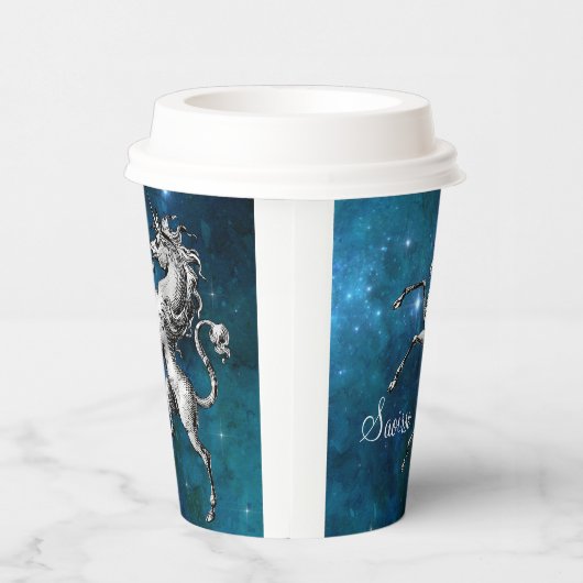 Celestial Unicorn  Papieren Bekers (Rechts)