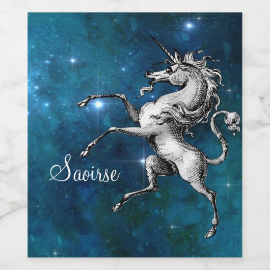 Celestial Unicorn  Wijn Etiket (Enkel label)
