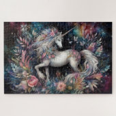 Celestial Unicorn with Botanicals Legpuzzel (Horizontaal)